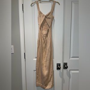 Shona Joy cross over midi dress size 2.